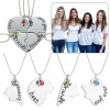 ZIVOR - Set 4 Collares Corazón Siempre Amigos Forever Friends