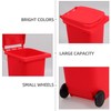 TEHAUX 4pcs Mini Trash Can Pencil Holder Desktop Garbage Bins