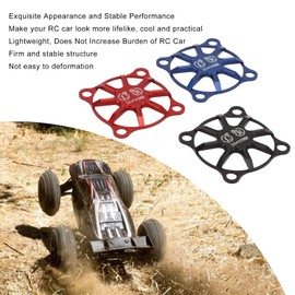 Dilwe RC Motor Cooling Fan Cover, 3 Pcs Aluminum Alloy 30 x 30mm Cooling Fan Protector for RC ESC, RC Cooling Fan Cover for RC Car Boat Motor