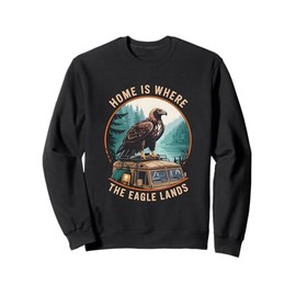 Eagle Overlanding Adventure Outdoor Explorer Camper Nature Sweatshirt