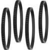(4 Pack) Replacement Portabands 45-69-0010 Blade Pulley Wheel Tire for