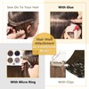 Full Shine Sew in Hair Extensions Real Human Hair 100G