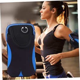 LABRIMP Unisex Sports Running Phone Armband Sweatproof Fitness Cell Phone Bag for Outdoor Activities Design Key Holder Pouch for Men and Women