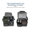 Dual Compartment Insulated Cooler Bag Waterproof Leakproof Lunch Bag Box