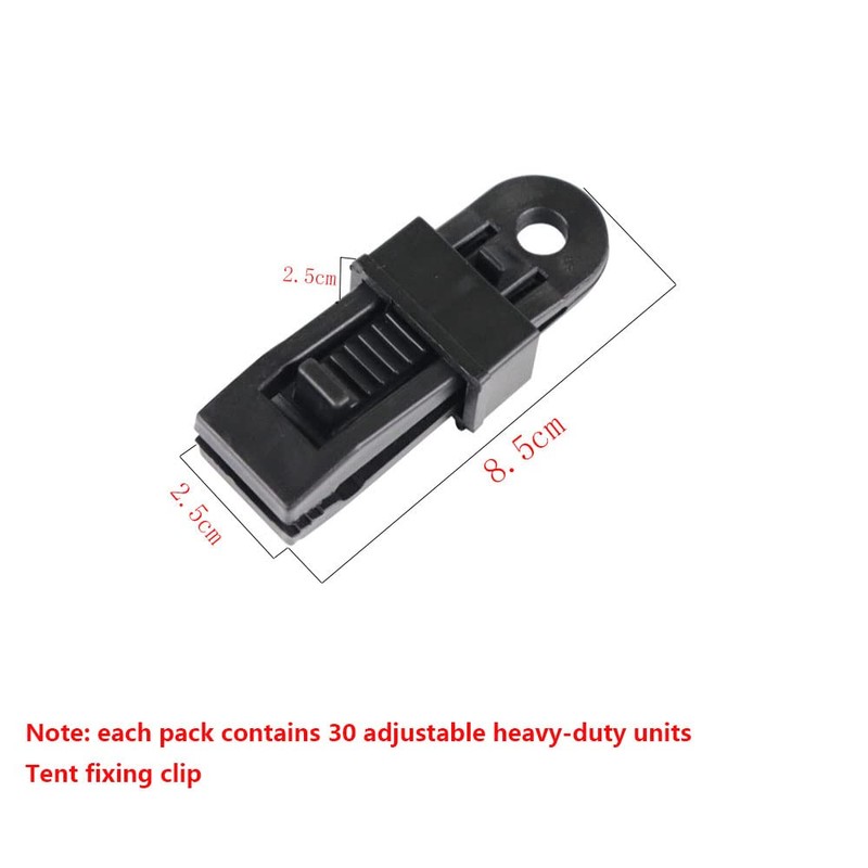 Naisfei 30 Pcs Adjustable Heavy Duty Lock Grip for Tarp
