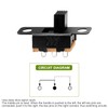 Chanzon SPDT Micro Slide Switch 1p2t 2 Position 20pcs (SS12F15)
