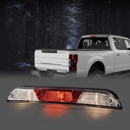 DOTCOM LED 3rd Third Brake Light,Compatible with Ford F150 F250 F350 F450 F550 Super Duty 2015-2017,High Mount Rear Stop Light Cargo Lamp,Red Lens