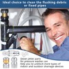 QOOWFEANIG 3Pack Sewer Jetter Nozzle for Pressure Washer, Drain Cleaning