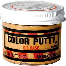 Color Putty 122 3.68 oz Jar Honey Oak Oil-Based Wood Putty - 6ct. Case