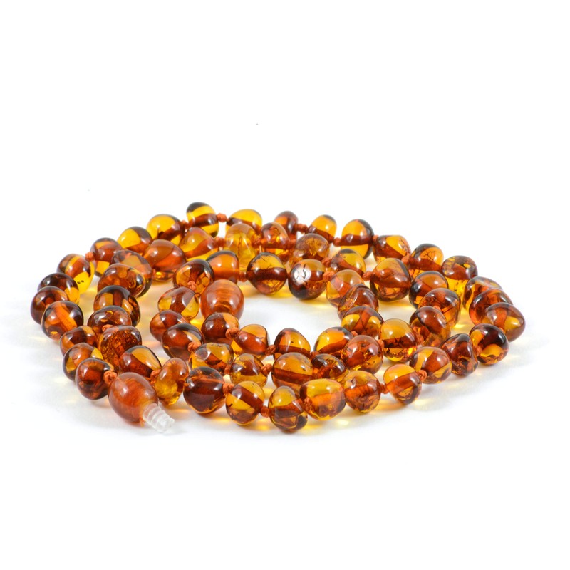 100% Baltic Amber Necklace, Best Quality (Cognac), amber, Amber