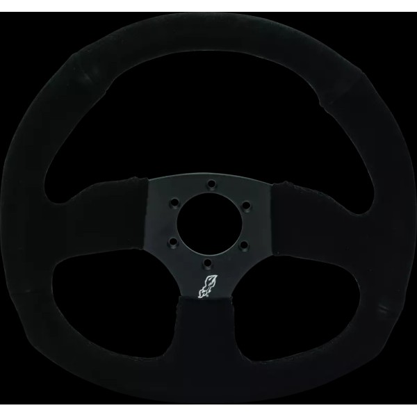DragonFire Racing Steering Wheels - D-shaped- Suede- Iron Series- 0in
