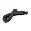 No Slip Banana Clip, Cross Ribbon, Matte Black
