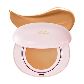 milktouch Milky Glow Cushion Foundation for REAL Glass Skin - NO Oxidation, Radiant Finish, Long-Lasting, Non-Creasing - Glutathione & Vitamin Complex Hydrating Skincare Benefits (27N Chai)