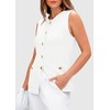 PRETTYGARDEN Women's 2025 Summer Sweater Vest Sleeveless Knit Cardigan Button