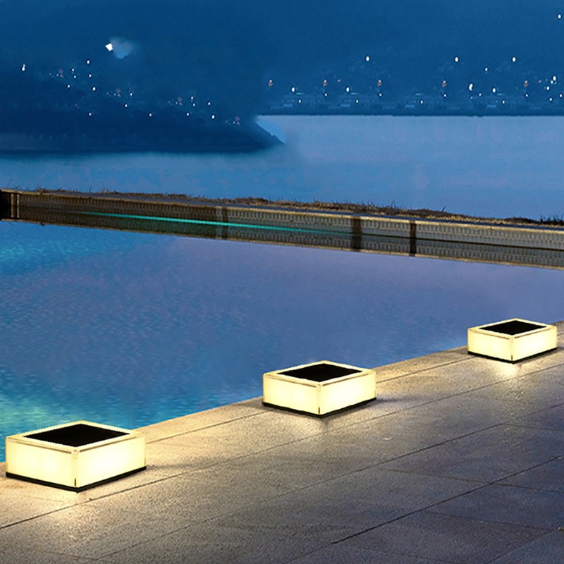 Solar LED Post Light High Brightness Waterproof Safe Stable Solar