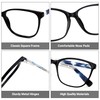 Zeelool Classic Square Blue Light Blocking Glasses for Women Men