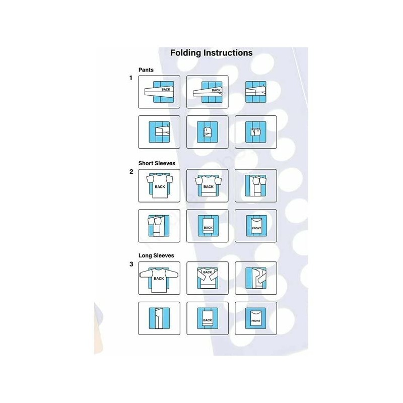 Flip It-Fold It T-Shirt Laundry Folder, 3 Folding Board for