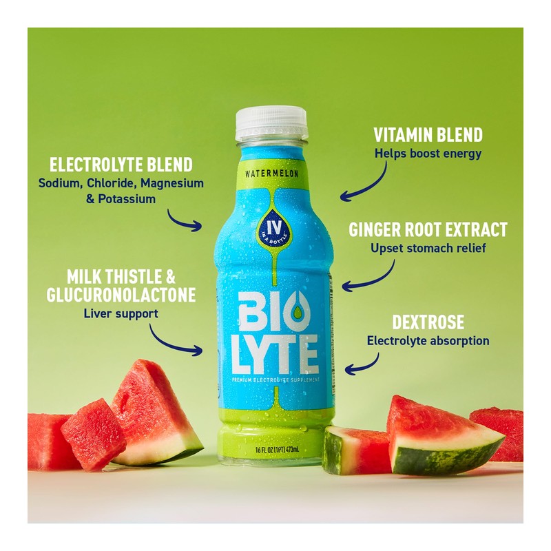 BIOLYTE Electrolyte Drink - Doctor-Formulated Hydration Drink, Electrolytes Water, Chemotherapy