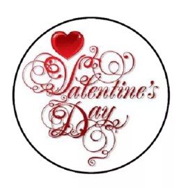 Unbranded 48 Valentines Day #2!!!  ENVELOPE SEALS LABELS STICKERS 1.2" ROUND