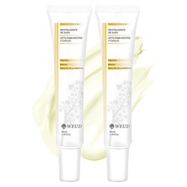 WEUD Contorno de Ojos con Retinal, Péptidos y Probióticos, Crema Ojos Hidratante para Bolsas, Líneas Finas, Ojeras y Arrugas, Cuidado de La Piel Coreano, Eye Cream Coreano para Todo Tipo de Piel (2 Contorno de Ojos)