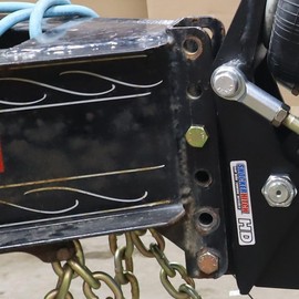 Shocker Hitch Weld-On 3-1/2" Wide Vertical Channel for Trailer A-Frame - 6 Hole