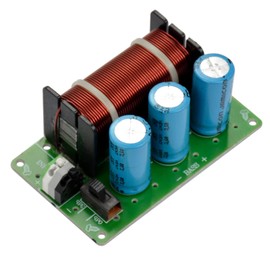 Crossover Filter, 200W Pure Bass Subwoofer Frequency Divider Audio Speaker Single Channel Crossover Filter