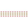 Efalock Professional Metal Rollers Long 18 mm Red Pack of