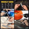 TECKWRAP Utility Knife, Retractable Box Cutter Heavy-Duty Knives for Cardboard,
