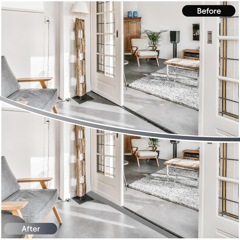 Vinyl Floor Transition Strip Door Threshold Self Adhesive 72 inch,