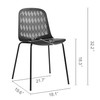 Modern Chairs with Metal Legs for Living, Bedroom, Kitchen, Dining,