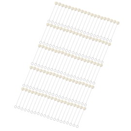 100pcs Wool Ball Brush, Leather Dye Daubers Wool Daubers Ball with Metal Handle for DIY Crafts Projects