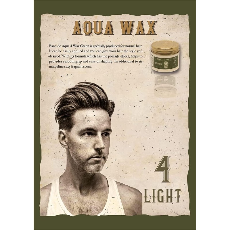 Bandido Aqua Wax No. 8 Extreme Strong Black