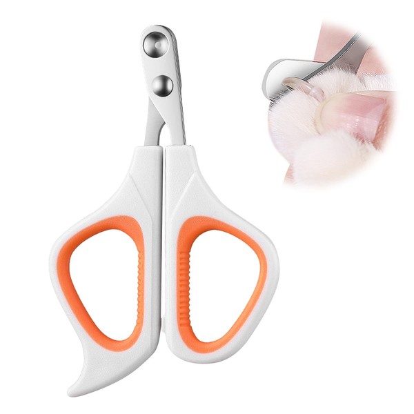 Qehyuelefu Cat Nail Clippers, Pet Claw Scissors with Safety Guard,