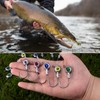 Alwonder 20-Pack Fishing Eyes Jigs Heads 3D Eyes Trout Jig
