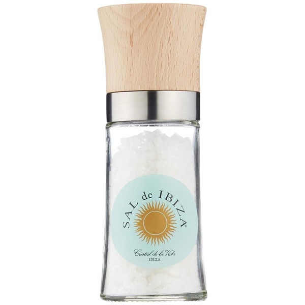 Sal de Ibiza Salt Mill with Coarse Sea Salt
