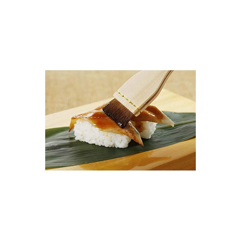 EBM Wooden Handle Edomae Sushi Brush, 1.4 inches (36 mm)