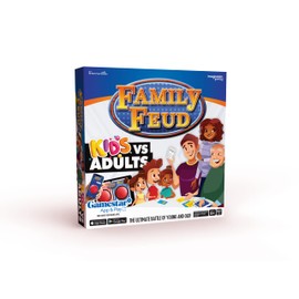 Imagination Gaming Family FEUD Kids VS Adults Edition Card Game, Get Ready for a Family Showdown, 150 Question Cards, 50 Fast Money Cards, Complementary App with Sound Effects from The Show