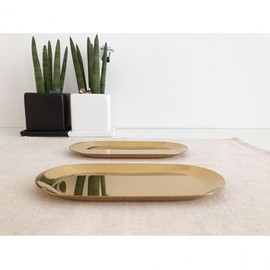 Interior Accessories Gold Tray S size