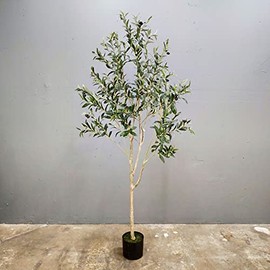 Artificial Olive Tree,Artificial Tree,Silk Tree,Artificial Silk Plant,Artificial Olive Tree 6 Foot (70" high 30" Wide)