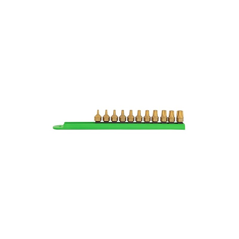 Mayhew Tools 16003 Low-Profile Dual Drive Bit Set, Torx, 11-Piece