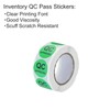 sourcing map Stock Control QC Approval Stickers 25 mm/1 Inch
