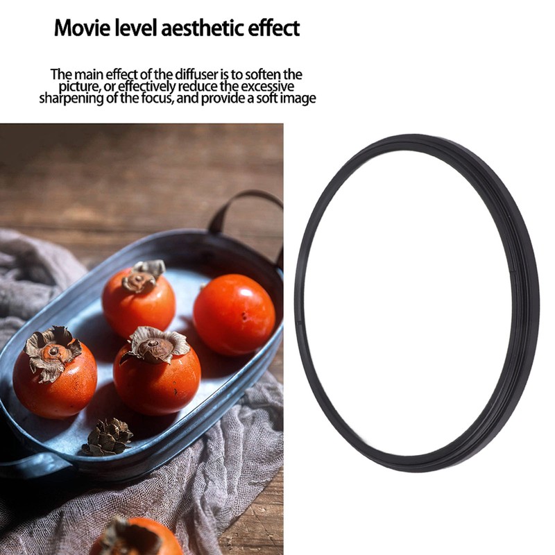 Black Diffusion Filter Portrait Mist 1/4 SLR Camera Soft Lens