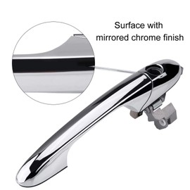 EBTOOLS Genuine Fiat 500 2013 Drivers Door Handle - Right-Hand Drive Right Drivers Side Outer Door Handle Chrome Right-Hand Drive Exterior Outer Outsidedoor Handle for 500 735485872 735592012