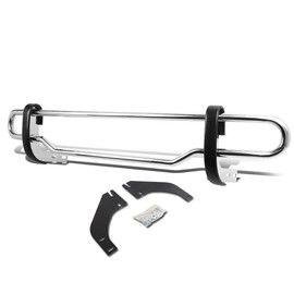 Auto Dynasty Stainless Steel Double Bar Rear Bumper Guard Compatible with Ford Escape/Mazda Tribute/Mercury Mariner 08-12