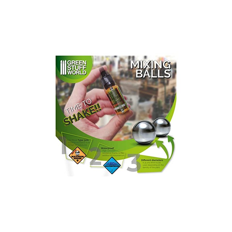 Green Stuff World - Agitator Balls 6.35 mm