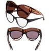 Face Shadow Polarized Sunglasses Fit Over Glasses, Sunglasses for Women