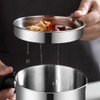 Stainless Steel Oil Strainer and Container Oil Storage Pot with