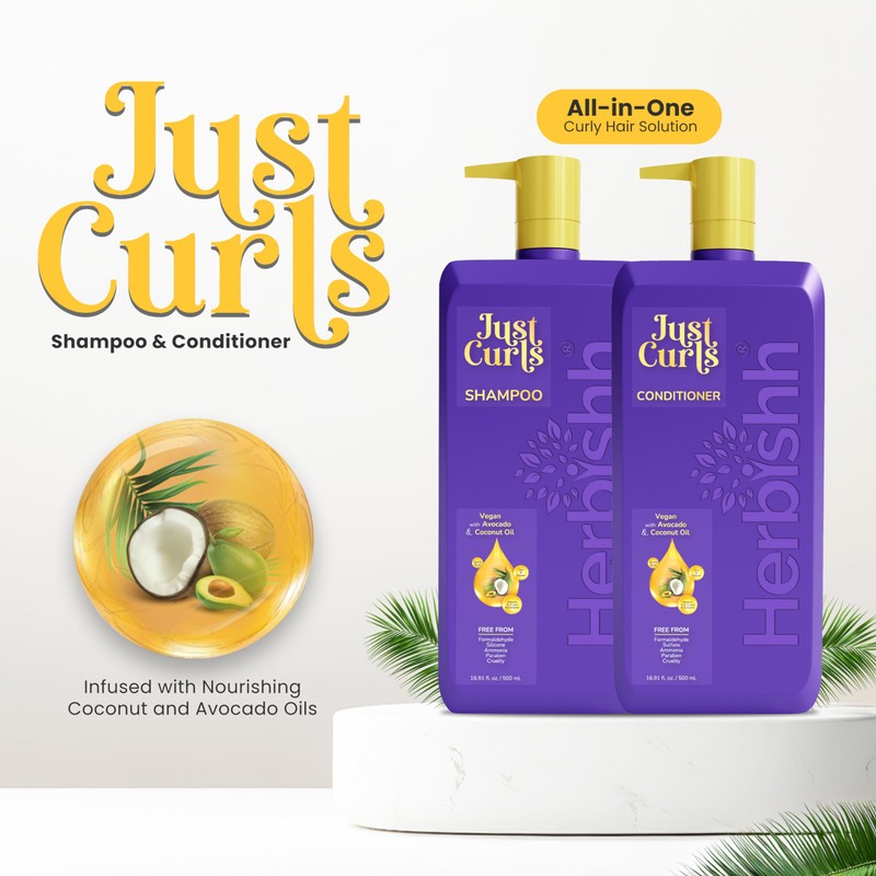 Herbishh Herbishh Essential Care Flower Hair Oil + Curly Hair