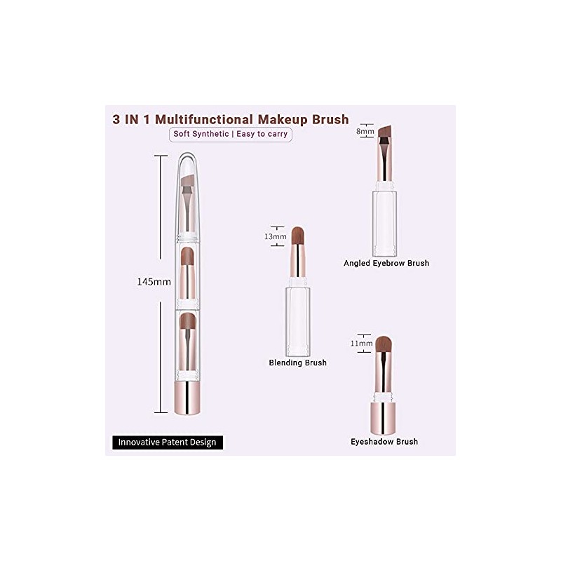 Allure 3 in 1 Multifunctional Brush Pink