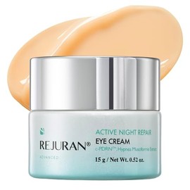 REJURAN  Crema Activa Avanzada Para Ojos Reparadora Nocturna, C-Pdrn - Crema Antiedad, Reafirmante, Hidratante Para Ojos, Clínicamente Desarrollada...